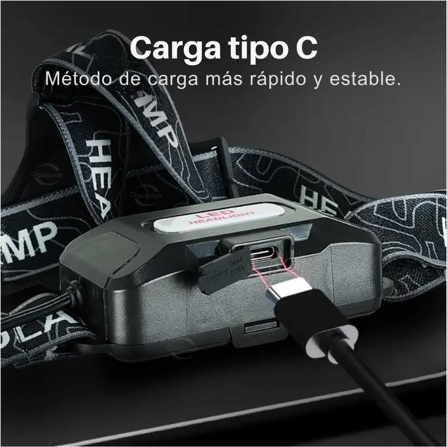 Linterna de Cabeza LED Recargable
