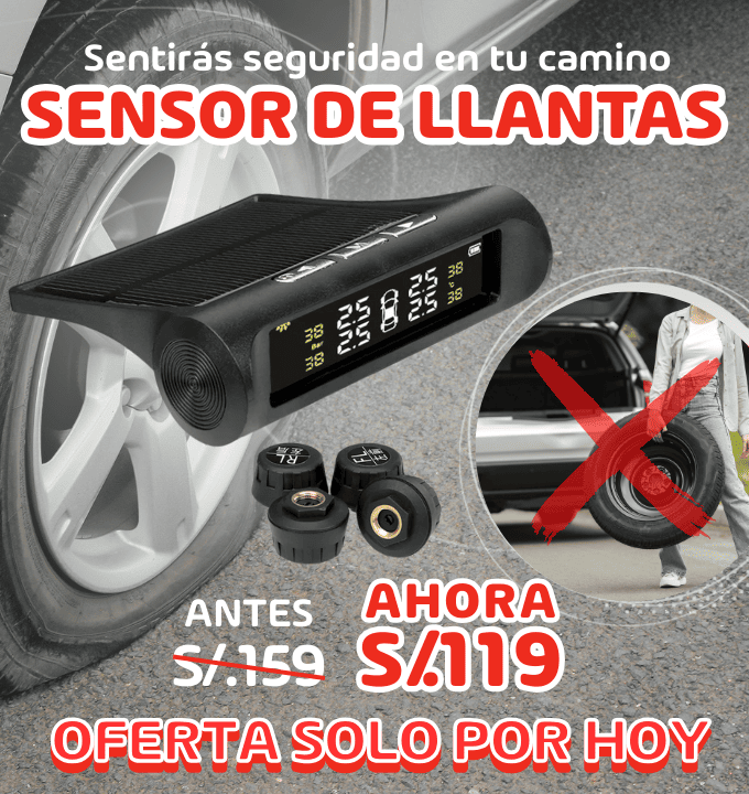 SENSOR DE PRESIÓN DE LLANTAS