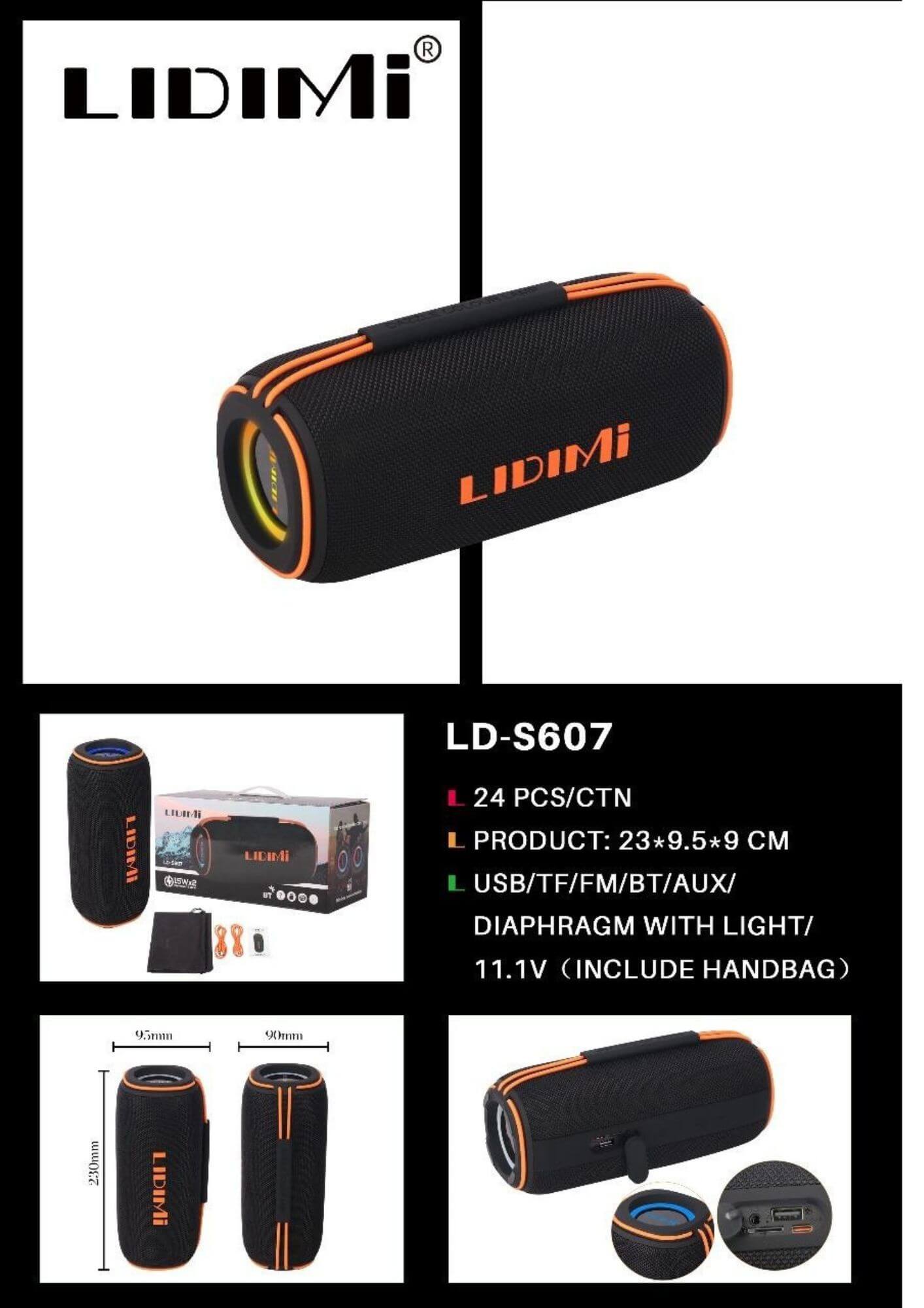 PARLANTE LIDIMI LD-S607 30W