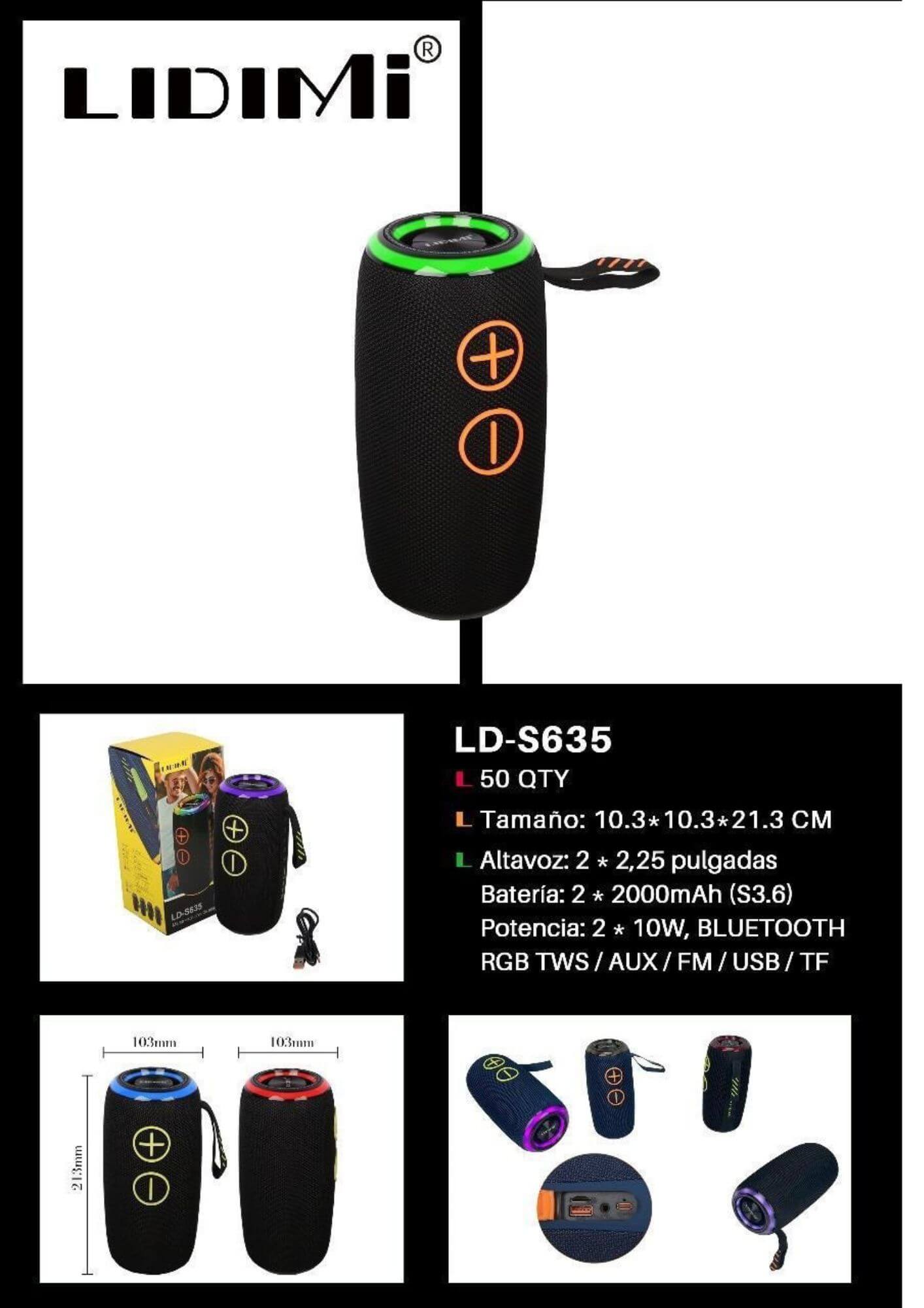 PARLANTE LIDIMI LD-S635 40W
