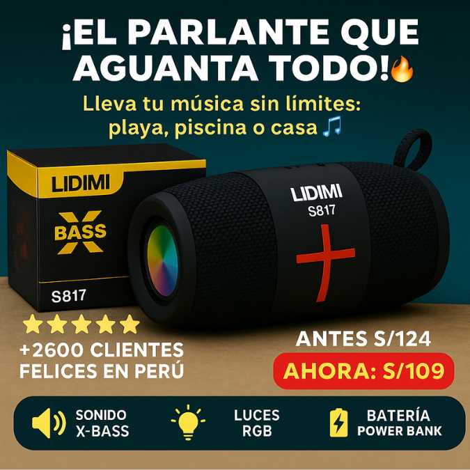 PARLANTE LIDIMI LD-S817 20W