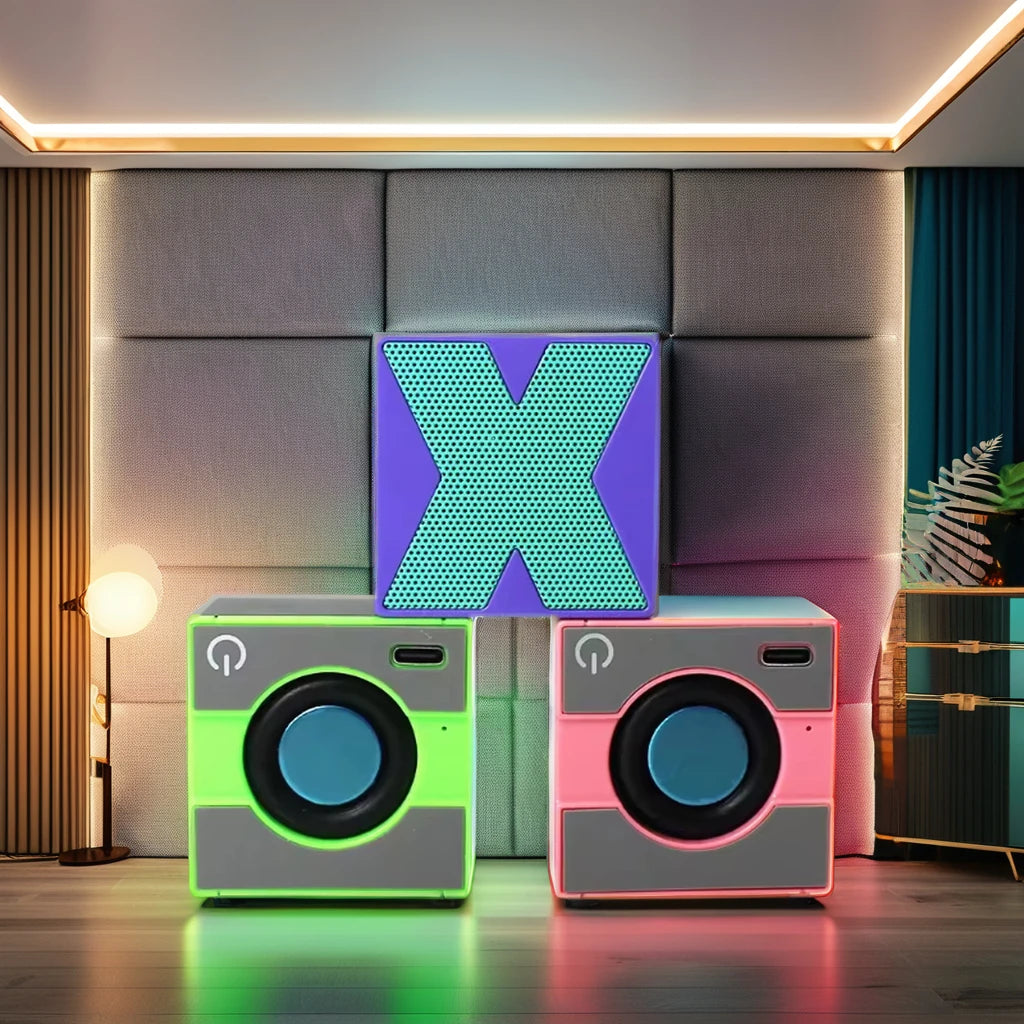 PARLANTE MINI X1 VERDE - BLUETOOTH INALÁMBRICO CON SUBWOOFER INTEGRADO