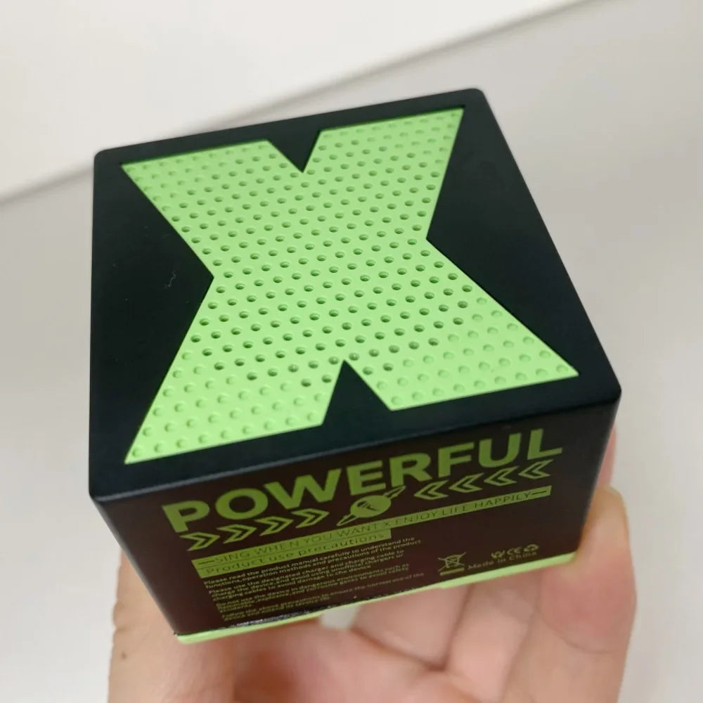 PARLANTE MINI X1 VERDE - BLUETOOTH INALÁMBRICO CON SUBWOOFER INTEGRADO