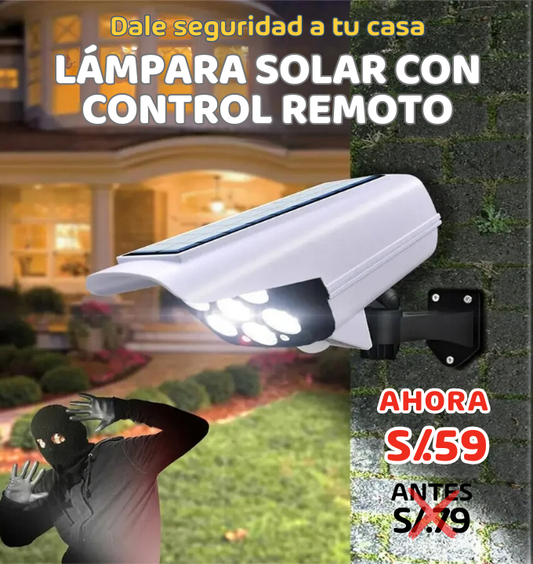 LAMPARA SOLAR TIPO CÁMARA