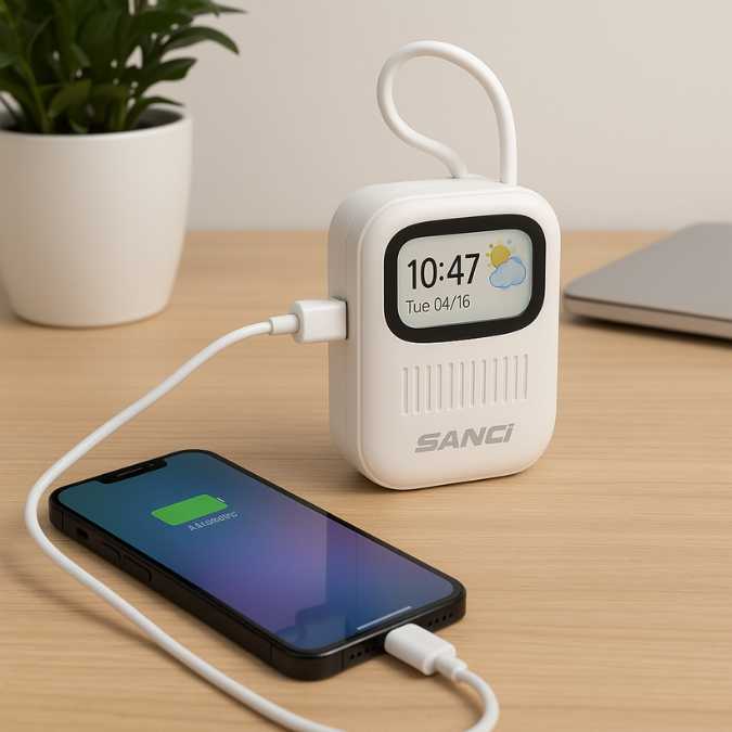 Powerbank Inteligente 5 en 1 SANCI – Carga, Música y Más en tu Bolsillo