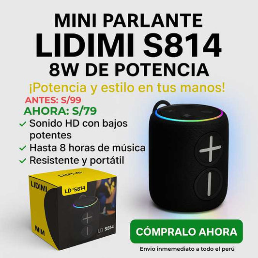 MINI PARLANTE LIDIMI S814 8W