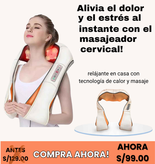 MASAJEADOR CERVICAL INFRARROJO